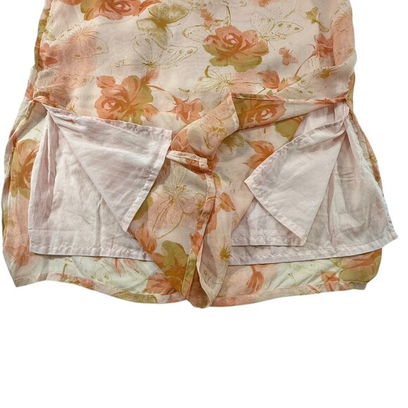 Vtg 90s Maxi Dress Sz 14 Butterflies Phoebe Buffay Fairy Cottagecore romantic - Picture 5 of 11